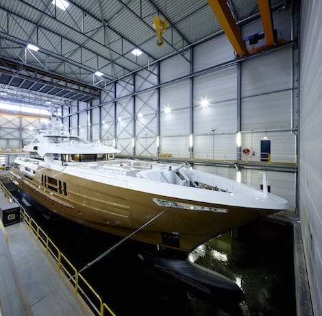 Image for article Heesen launch 55m 'Azamanta'